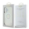 Guess GUHMP16SPFTDTEH iPhone 16 6.1 biały/white hardcase IML Rhinestones MagSafe